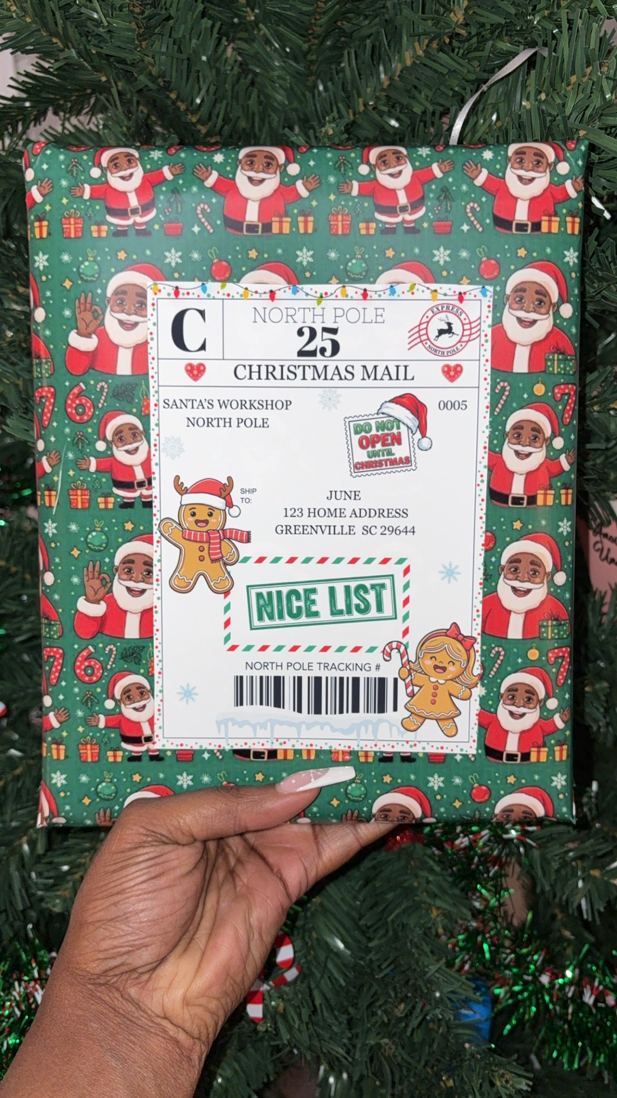 Christmas Canva Pro Label Template