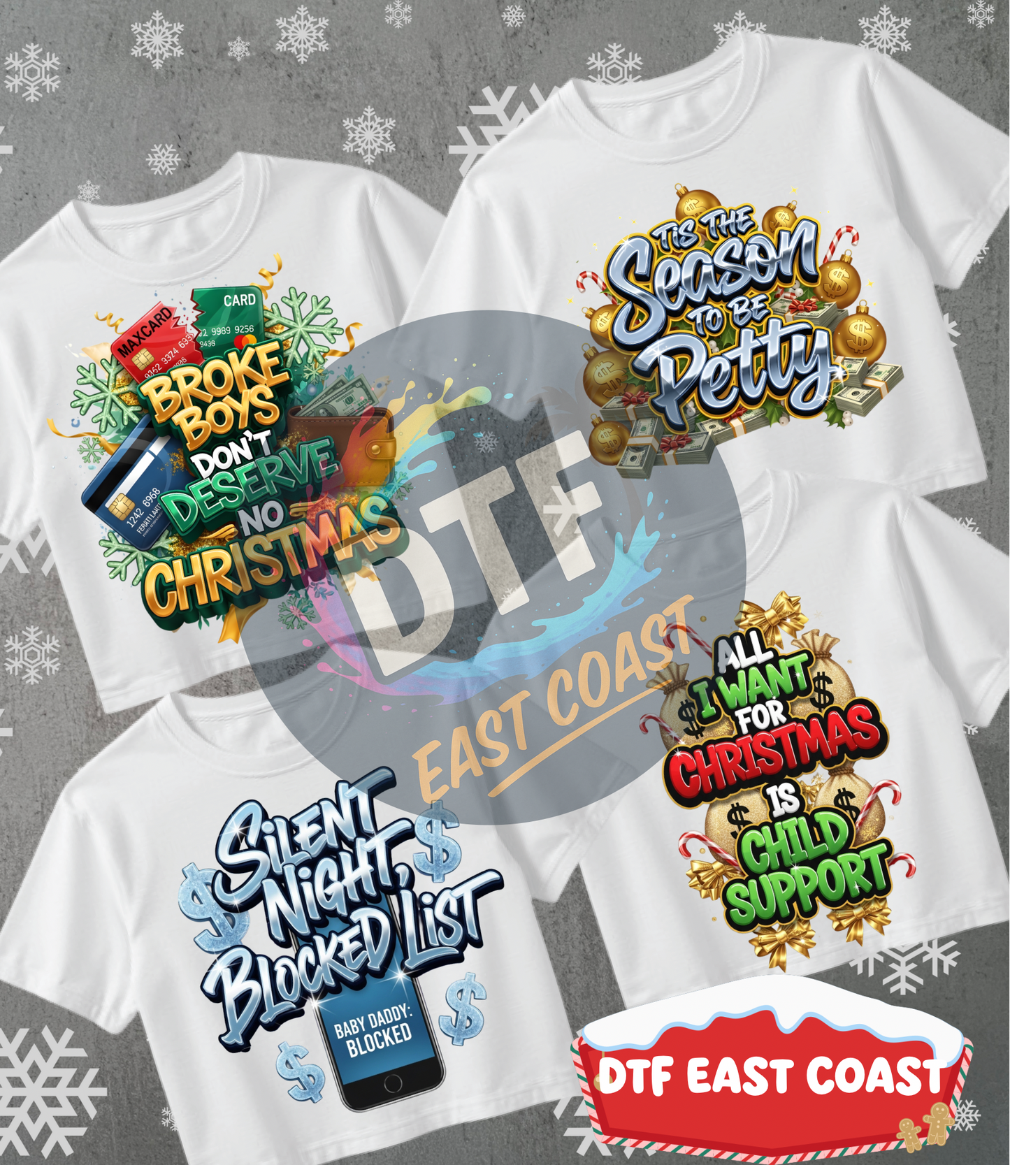 Petty Baby Mama DTF Transfers