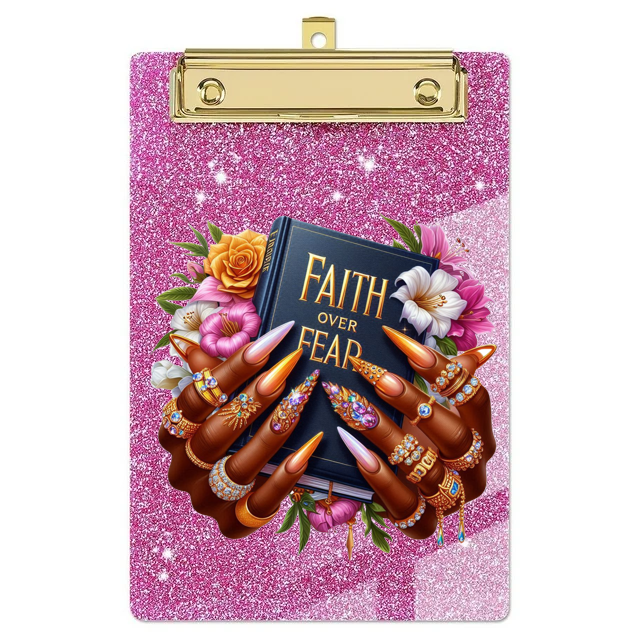๐ฆ Faith Over Fear โ UV DTF Decal (8x8")