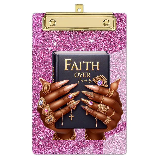 ๐ฆ Faith Over Fear โ UV DTF Decal (8x8")