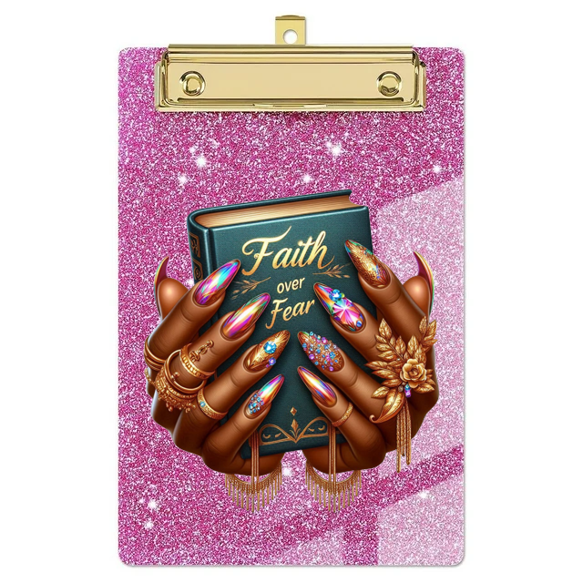 ๐ฆ Faith Over Fear โ UV DTF Decal (8x8")