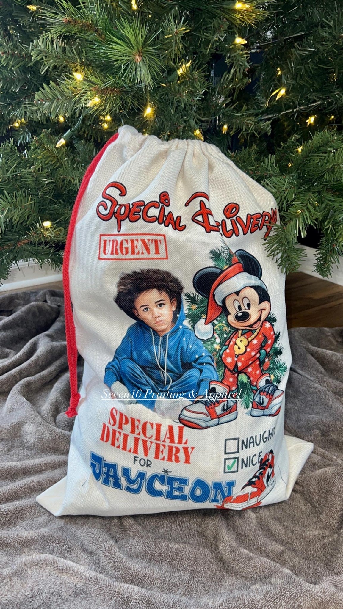 Custom Santa Sacks
