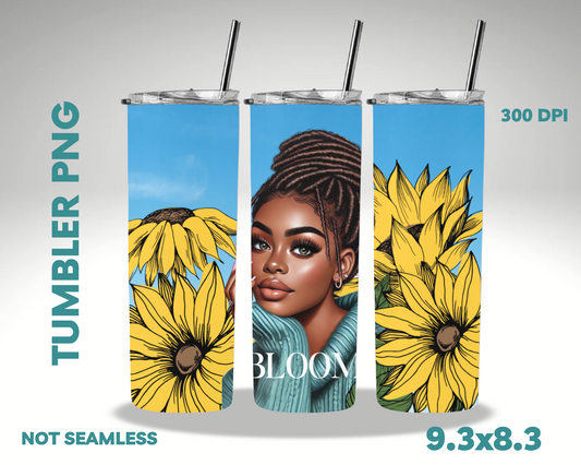 Bloom Tumbler PNG w/Mockup