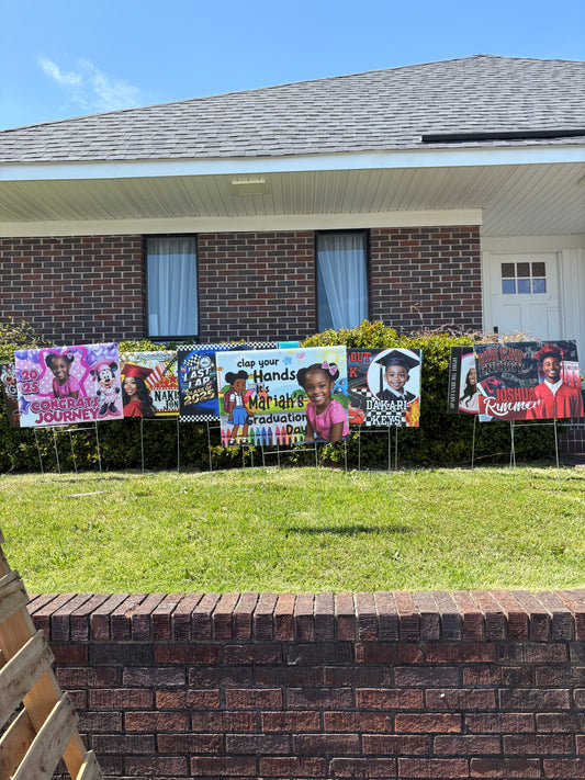 Yard Sign with Stake