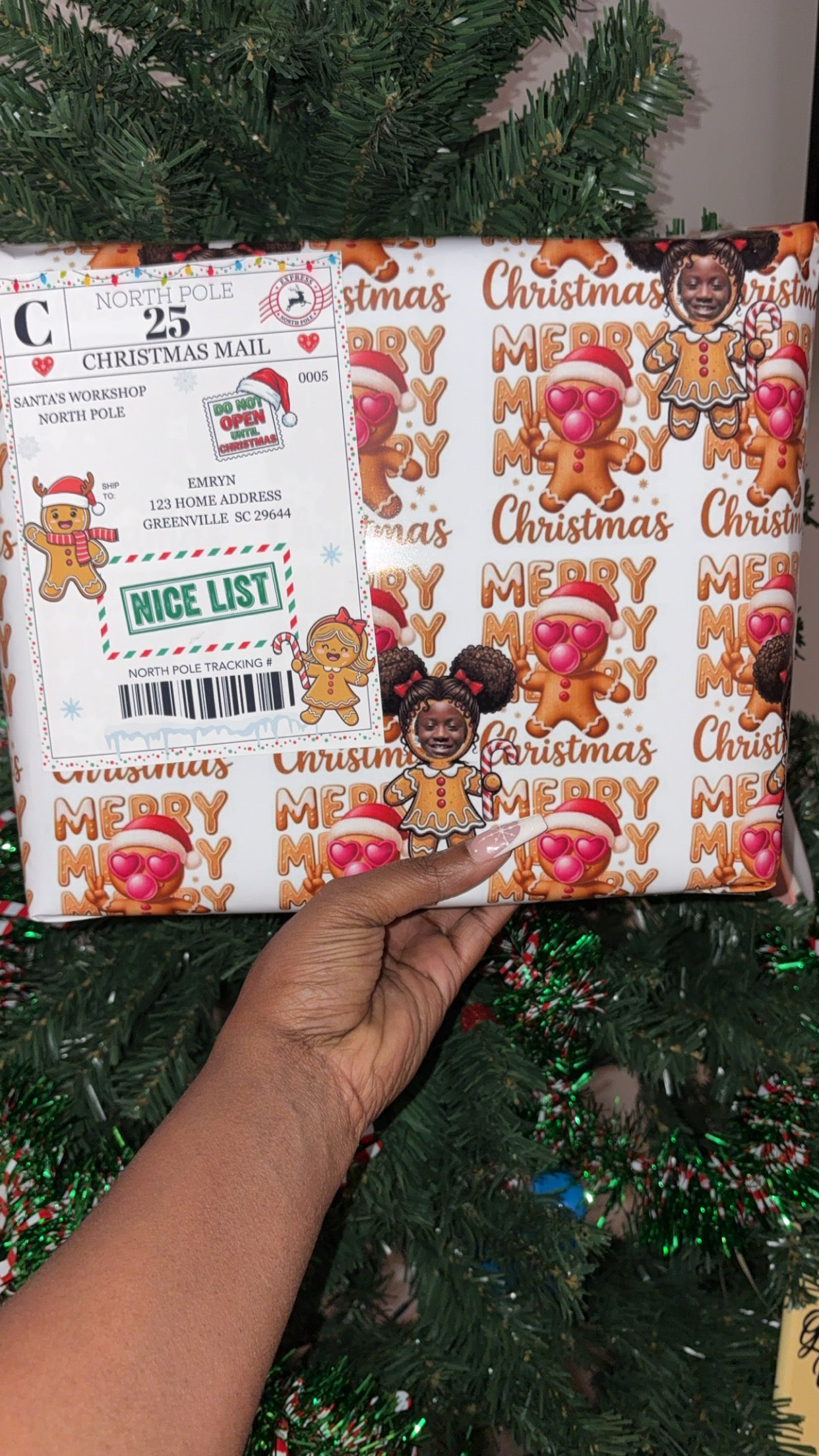 Christmas Canva Pro Label Template