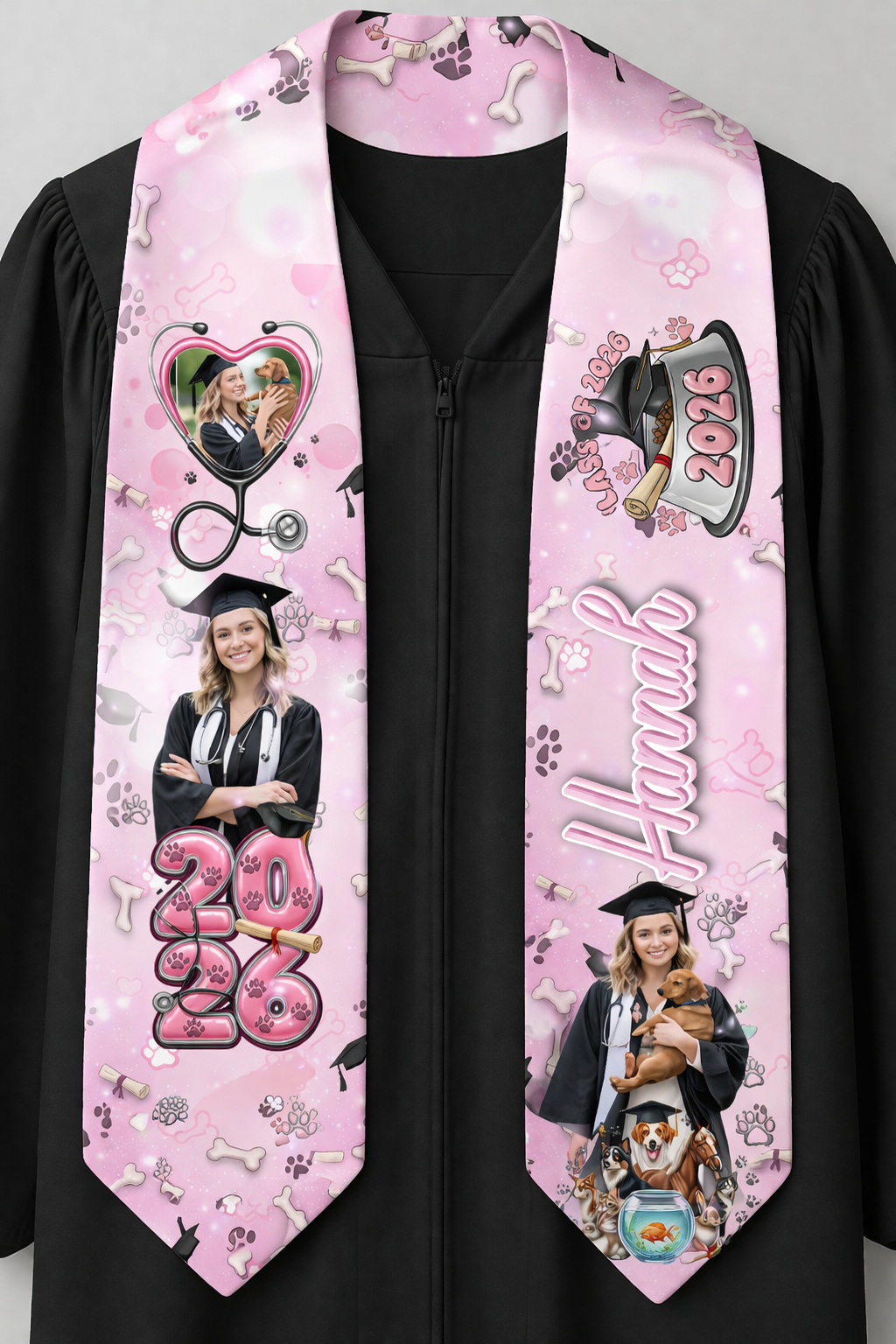 Pink Vet Grad Canva Pro Users Only