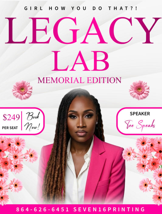 Legacy Lab: Memorial Lab June 20th