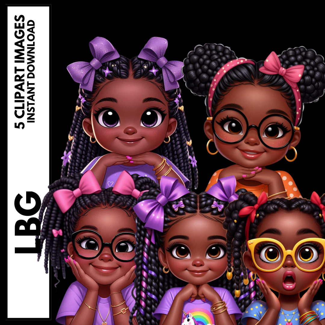 Little Black Girls Png