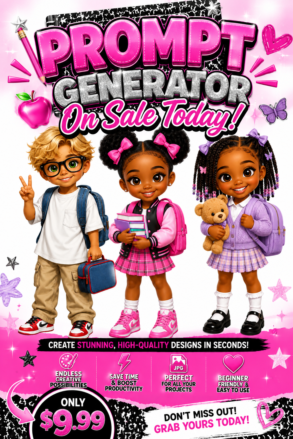 Back-to-School Character Prompt Generator