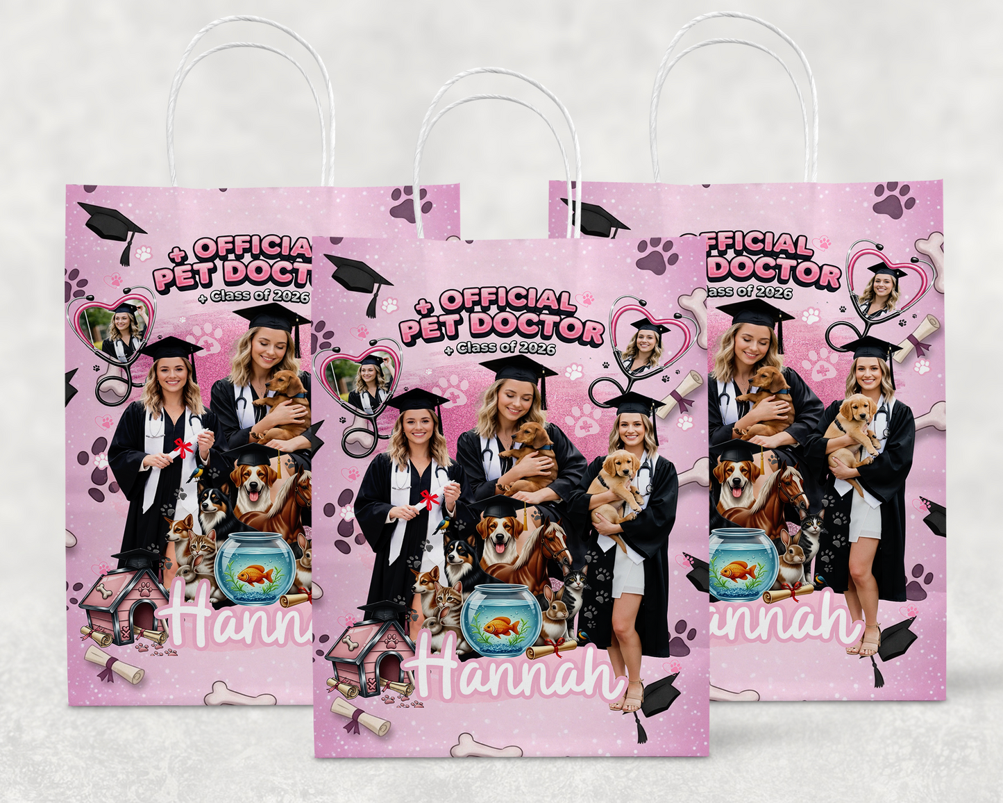 Pink Vet Grad Canva Pro Users Only